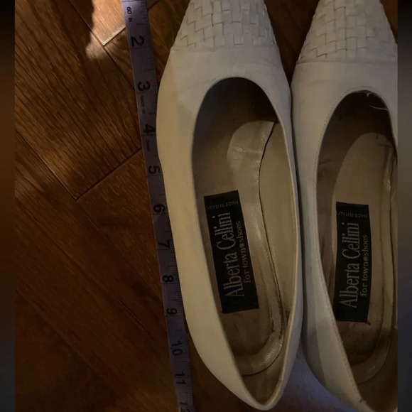 Alberta Cellini Vintage Kitten heels shoes Sz 5.5 - Picture 10 of 11
